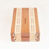 Compact Travel Cribbage - Black Cherry & Maple - 2 Track - Image 4