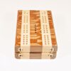 Compact Travel Cribbage - Lacewood & Maple - 2 Track - Image 4