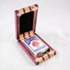Compact Travel Cribbage 3 Player - Purpleheart & Maple - Open