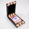 Compact Travel Cribbage 3 Player - Wenge & Maple - Open