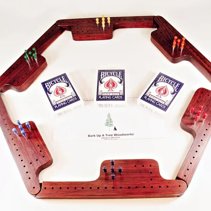 Pegs & Jokers Game Set - Bubinga - Game Set