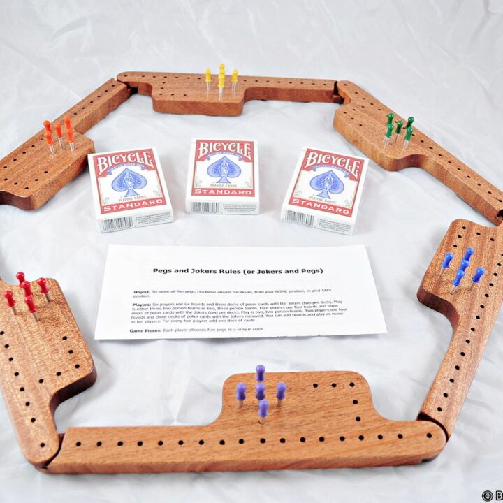 Pegs & Jokers Game Sets | Bark Up A Tree Woodworks