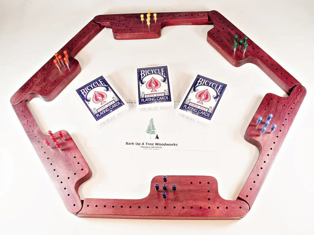 Pegs & Jokers Game Set - Purpleheart - Game Set