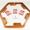Pegs & Jokers Game Set - Zebrawood - Game Set