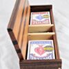 Dual Deck Cribbage Box - Black Walnut & Black Cherry - Image 3
