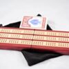 Compact Travel Cribbage 3 Player - Bloodwood & Maple - Play