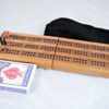 Compact Travel Cribbage 3 Player - Black Cherry & Black Walnut - Play