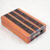 Compact Travel Cribbage 3 Player - Jatoba & Wenge - Closed