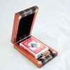 Compact Travel Cribbage 3 Player - Jatoba & Wenge - Open