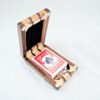 Compact Travel Cribbage 3 Player - Peruvian Walnut & Maple - Open