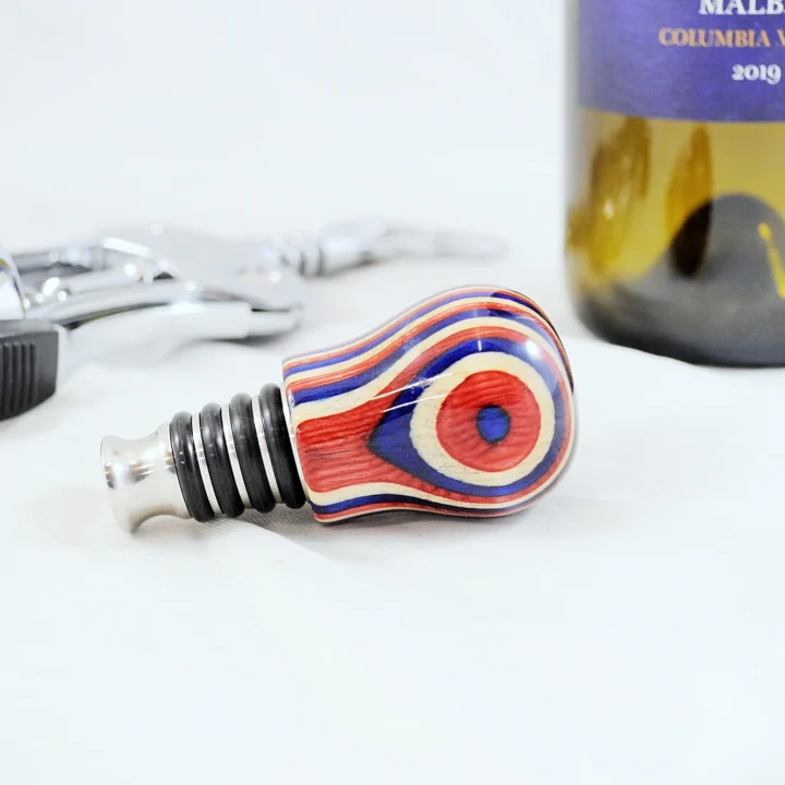 Bottle Stopper - SpectraPly Americana - Laying Setting