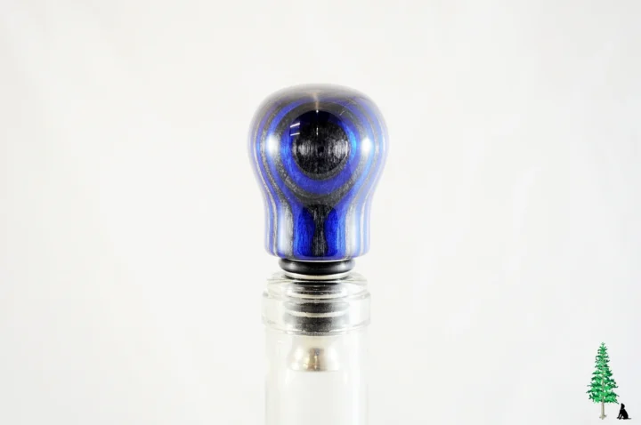 Bottle Stopper - SpectraPly Blue Angel - Bottle Face