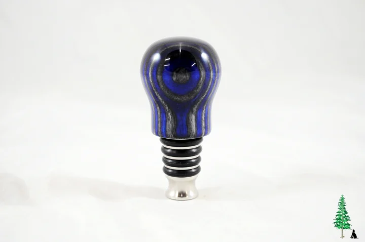 Bottle Stopper - SpectraPly Blue Angel - Standing Face