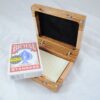Playing Card Case #53 - Zebrawood & Curly Maple Cards