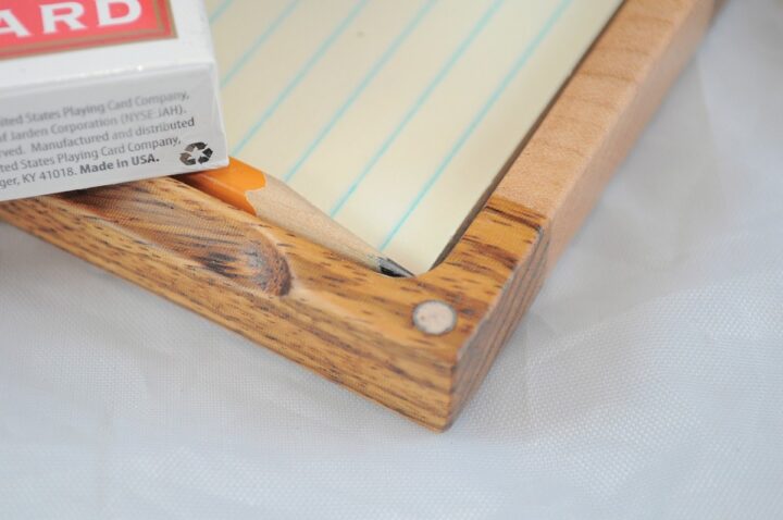 Playing Card Case #53 - Zebrawood & Curly Maple Magnet