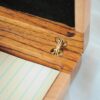 Playing Card Case #53 - Zebrawood & Curly Maple Hinges