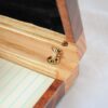 Playing Card Case #74 - Red Oak & Sapele Hinges