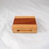 Playing Card Case #74 - Red Oak & Sapele Closed
