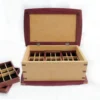Trillium Jewelry Box | Curly Soft Maple & Purpleheart Middle Trays