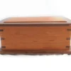 Trillium Jewelry Box | Black Cherry & Black Walnut - Front View