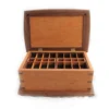 Trillium Jewelry Box | Black Cherry & Black Walnut - Open