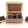 Trillium Jewelry Box | Claro Walnut & Birdseye Maple Middle Trays