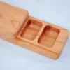Slide Top - Wood Pill Box - Black Cherry