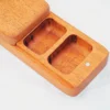 Compartments - Wood Pill Box - Khaya