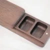 Compartments - Wood Pill Box - Peruvian Walnut