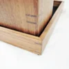 Moon Dog Dice Tower - Black Walnut - Corner