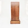 Moon Dog Dice Tower - Black Walnut - Back