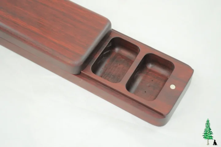 Slide Top - Wood Pill Box - Bloodwood