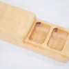 Slide Top - Wood Pill Box - Quilted Big Leaf Maple