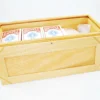 Slide Top Box - Sycamore - Cards