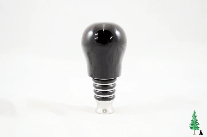 Bottle Stopper - African Blackwood - Standing