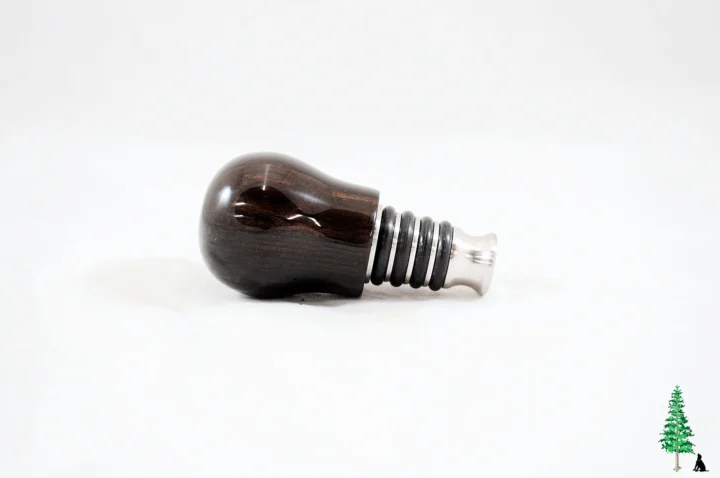 Bottle Stopper - African Blackwood - Laying