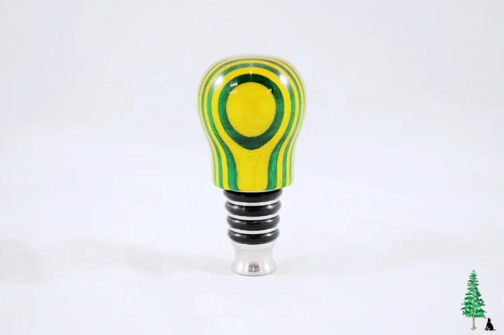 Bottle Stopper - SpectraPly Dandelion - Standing Face