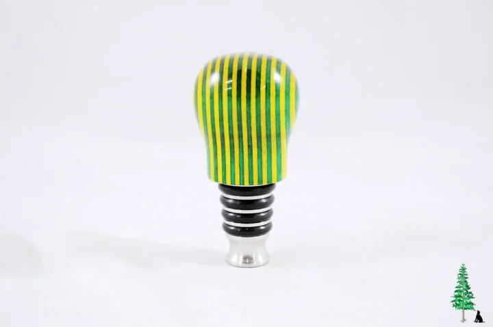 Bottle Stopper - SpectraPly Dandelion - Standing Side