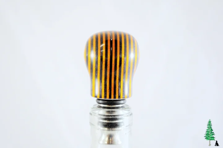 Bottle Stopper - SpectraPly Wildfire - Bottle Side