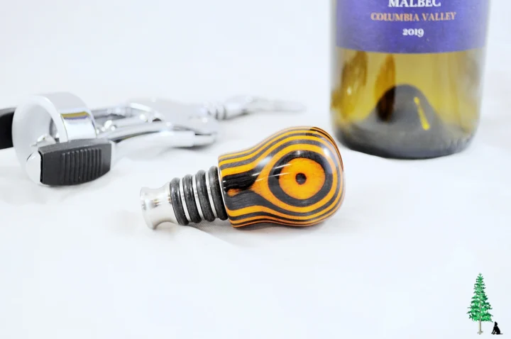 Bottle Stopper - SpectraPly Wildfire - Laying Setting