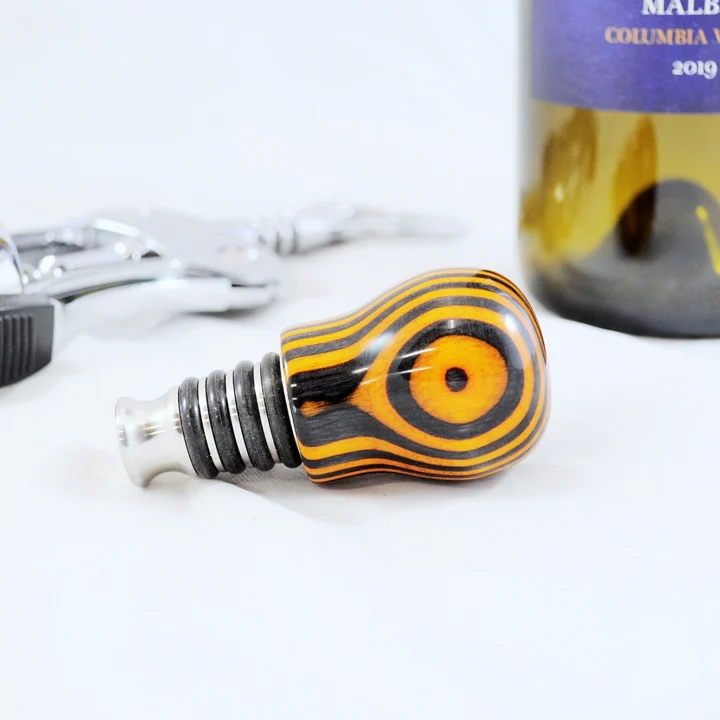 Bottle Stopper - SpectraPly Wildfire - Laying Setting