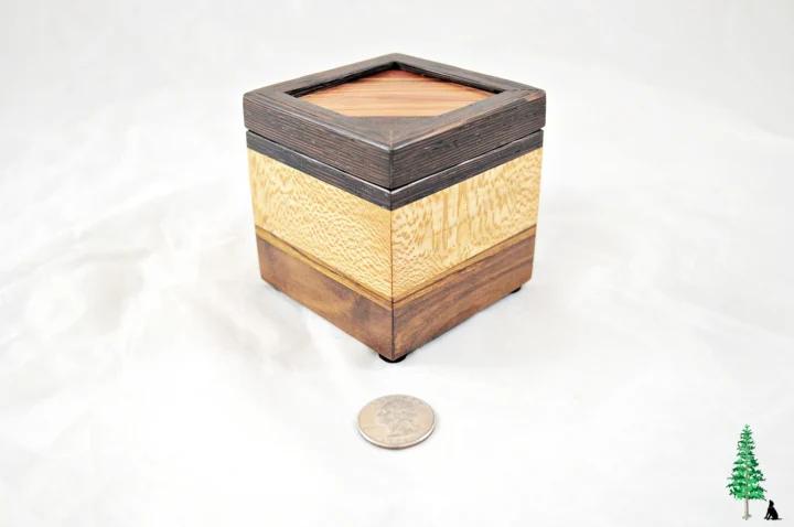 3" Continuum Wood Box - 001 Corner