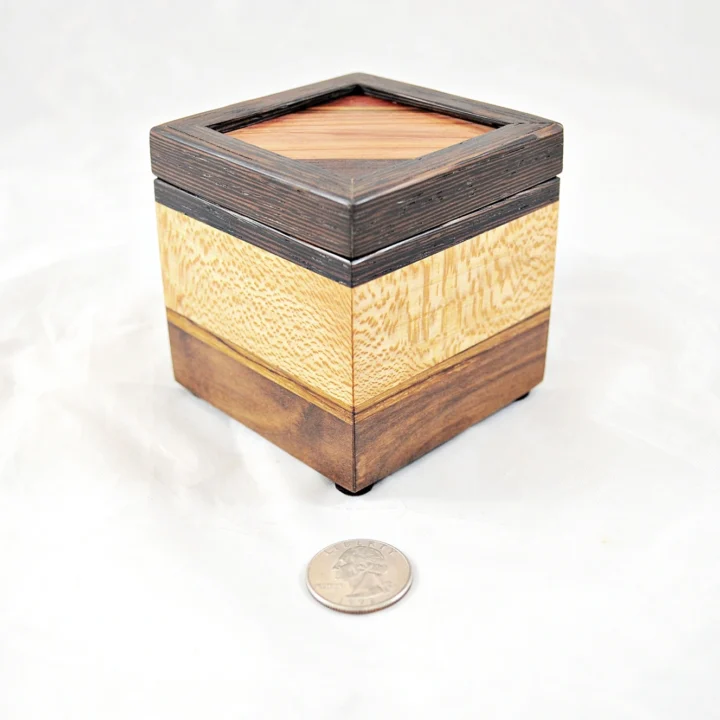 3" Continuum Wood Box - 001 Corner