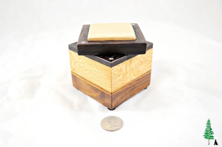 3" Continuum Wood Box - 001 Lid Off