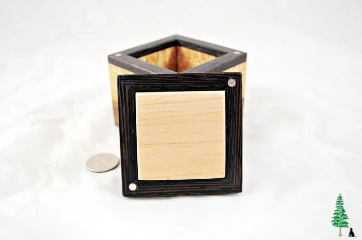 3" Continuum Wood Box - 001 Inside