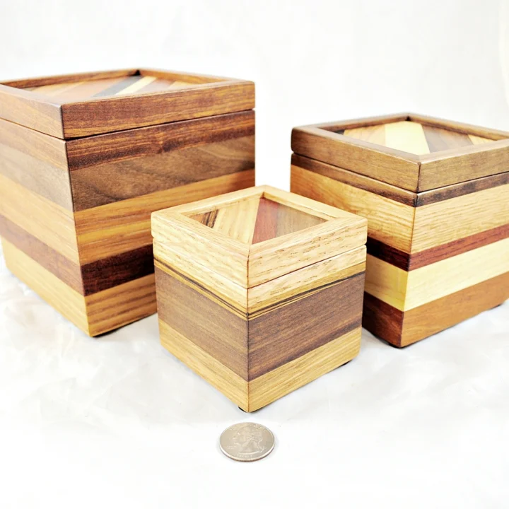 Continuum Wood Boxes