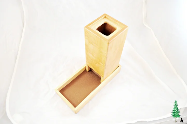 Dice Tower - Hard Maple - Top