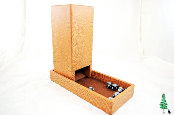 Dice Tower - Lacewood Dice