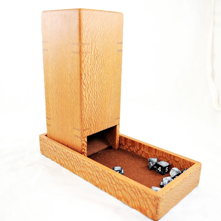 Dice Tower - Lacewood Dice