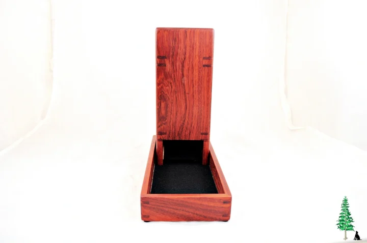 Dice Tower - Padauk Opening